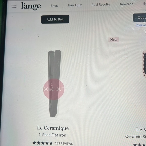 I’ange Le Ceramique
1-Pass Flat Iron - Picture 7 of 7